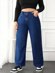 Kotty Women Premium Cotton Relaxed Denim Jeans