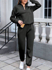 Kotty High Neck Sweatshirt With Joggers Co-Ords