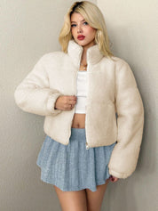 Kotty Women Woollen Open Front Jacket