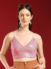 Kotty Women Embellished Bralette Crop Top
