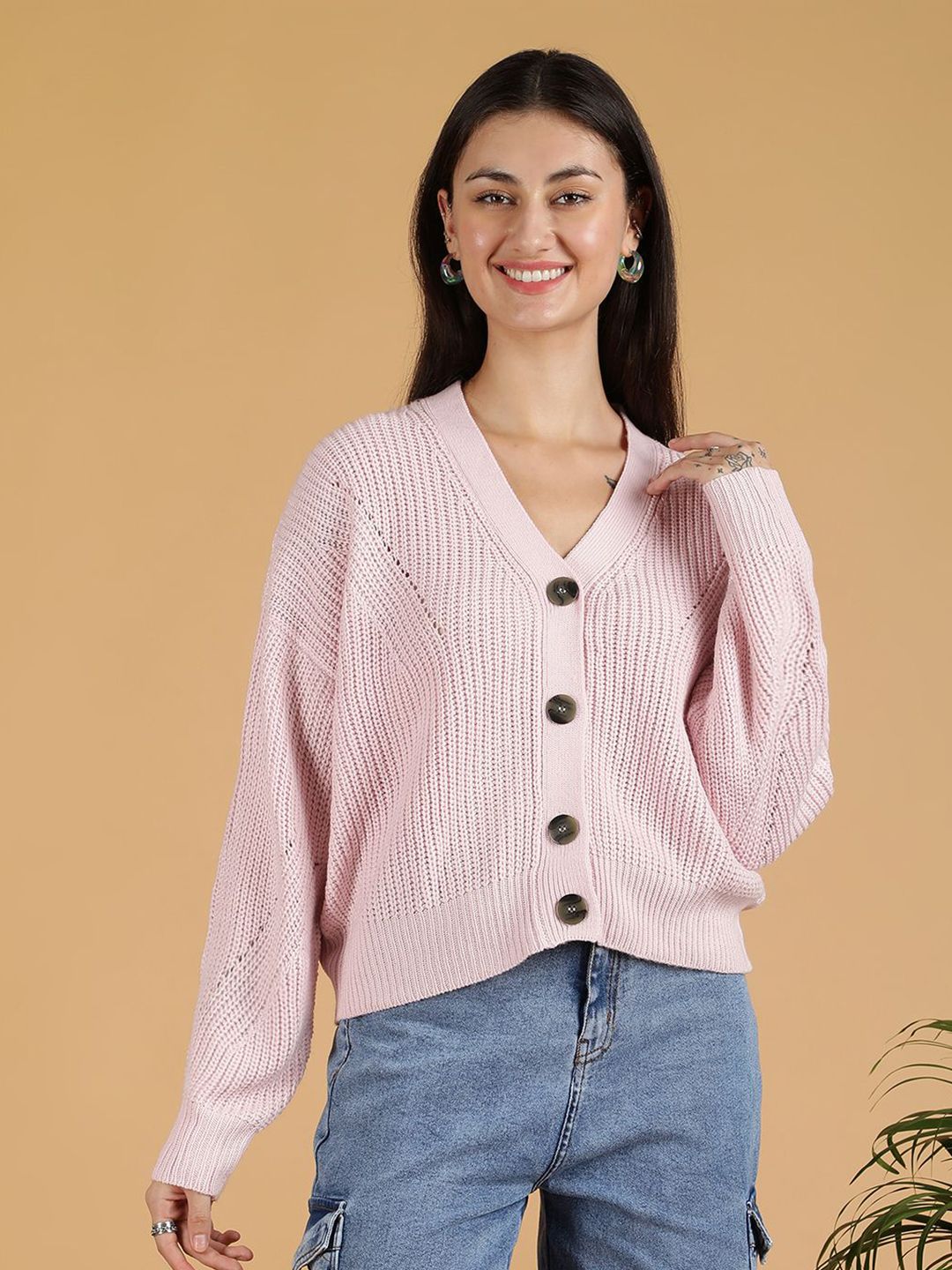 Kotty Women Ribbed Cardigan