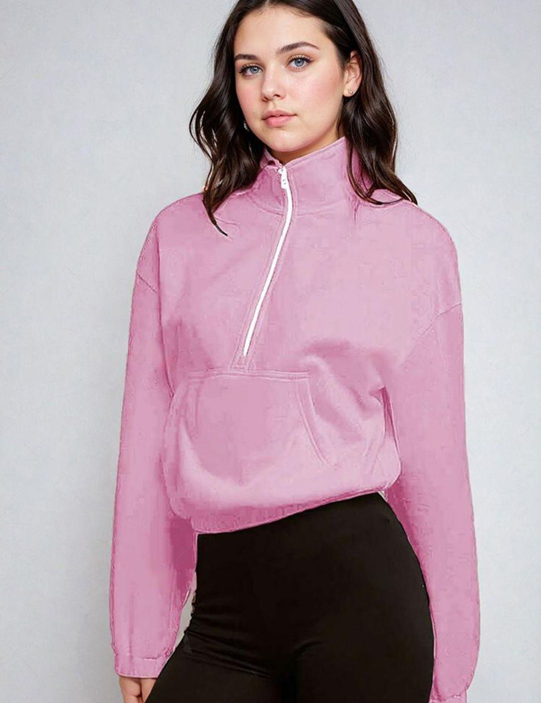 Kotty Women High Neck Sweatshirt