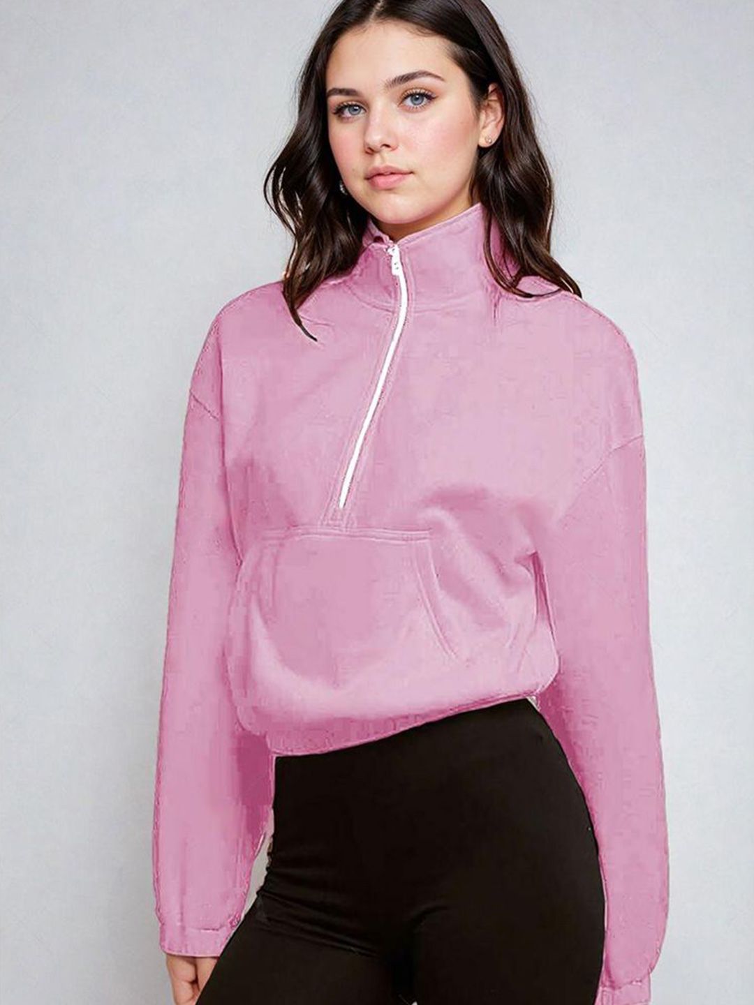 Kotty Women High Neck Sweatshirt