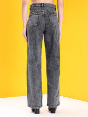 Kotty Women Jean Straight Fit Mid-Rise Jeans