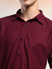 Kotty Men Opaque Textured Casual Shirt