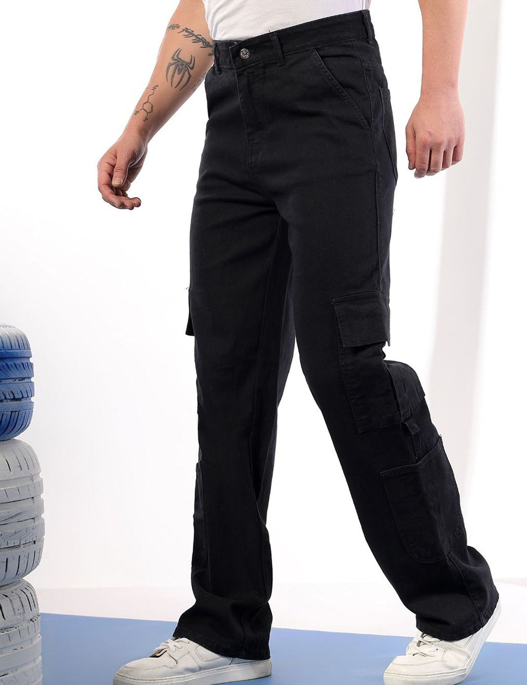 Kotty Men Comfort Fit Mid-Rise Stretchable Jeans