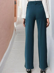 Kotty Women Straight Fit High-Rise Trousers