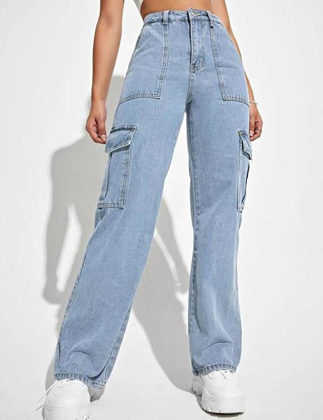 Kotty Women Wide Leg High-Rise Stretchable Jeans