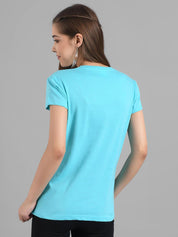 Kotty Typography Printed Round Neck T-shirt