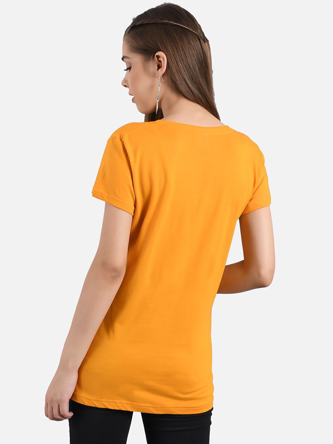 Kotty Women Pack Of 2 Printed Round Neck T-shirts