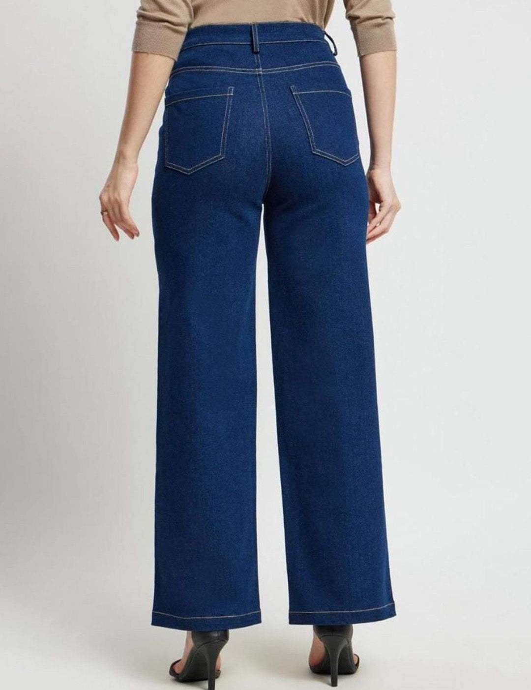 Kotty Women Wide Leg High-Rise Stretchable Jeans