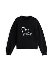 Kotty Women Full Sleeve Graphic Printed Therma-Fit Sweatshirt