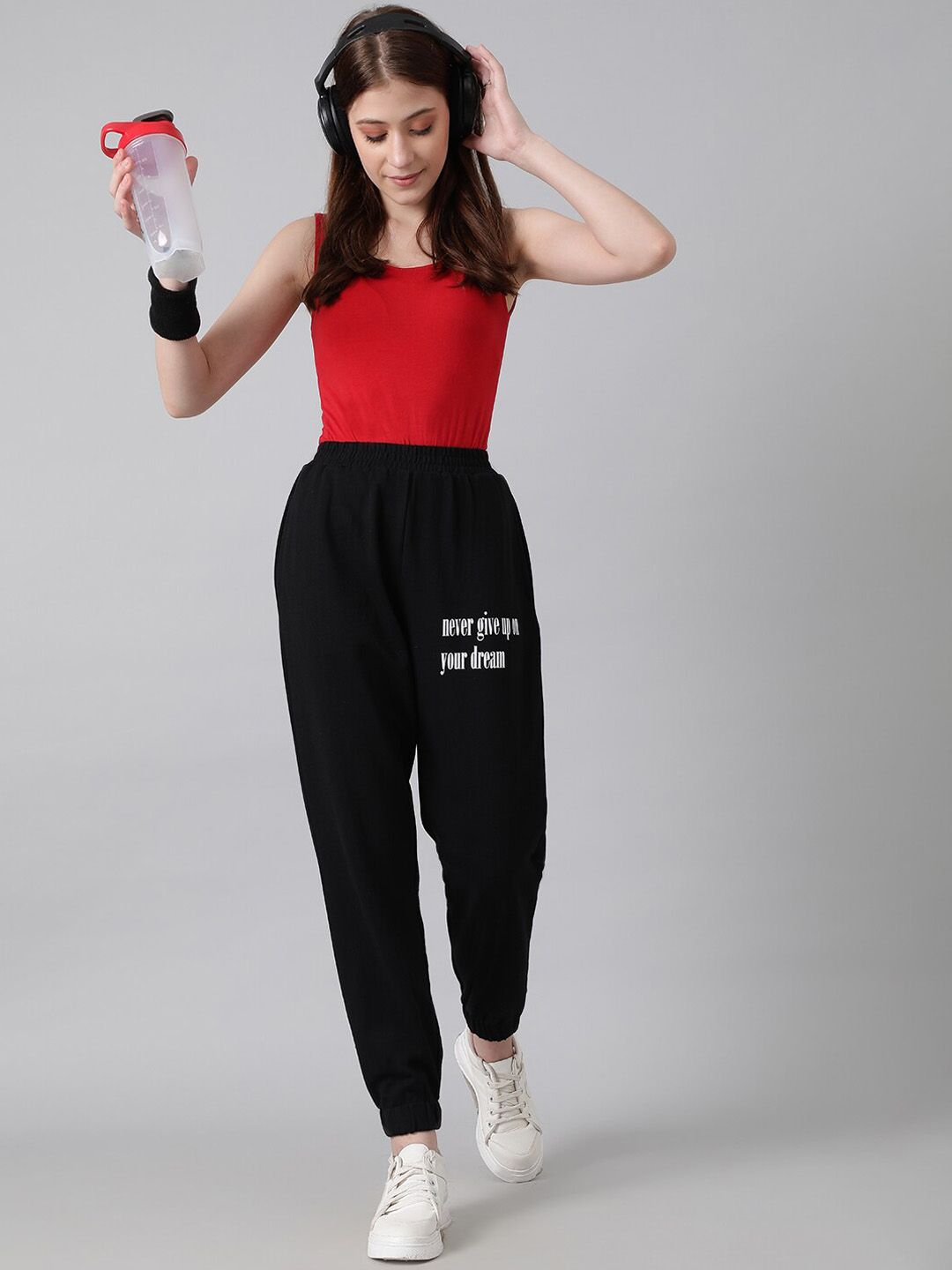 Kotty Women Typography Printed Joggers