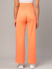 Kotty Women Pack Of 2 Relaxed Straight Leg High-Rise Easy Wash Parallel Trousers