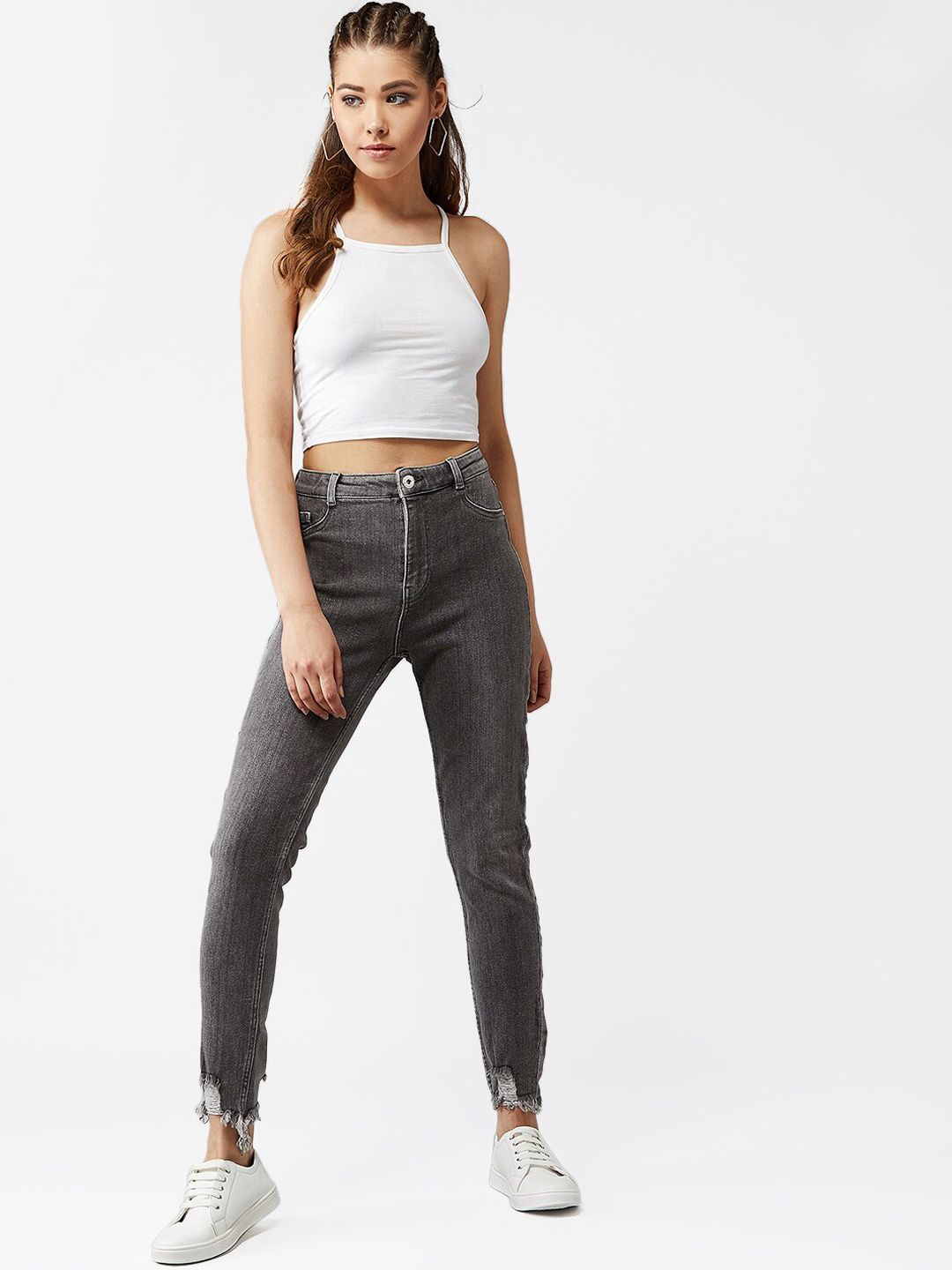 Kotty Women Black Skinny Fit Jeans