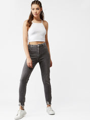 Kotty Women Black Skinny Fit Jeans