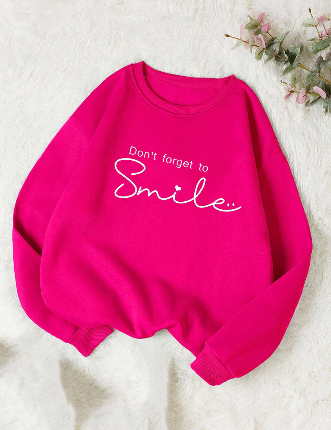 Kotty Printed Fleece Sweatshirt
