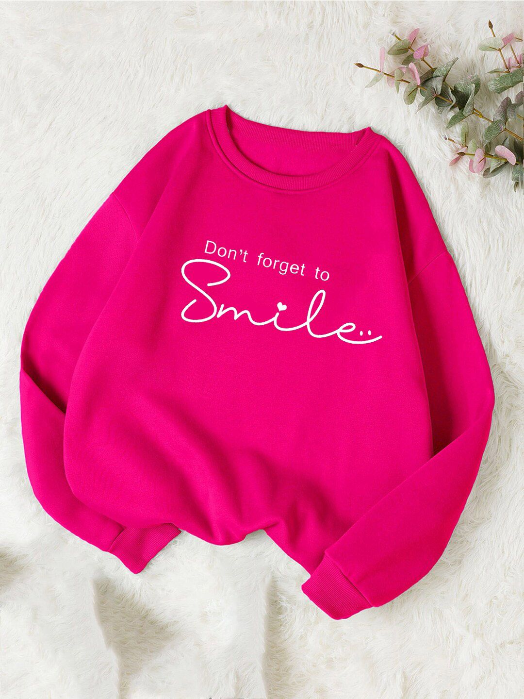 Kotty Printed Fleece Sweatshirt