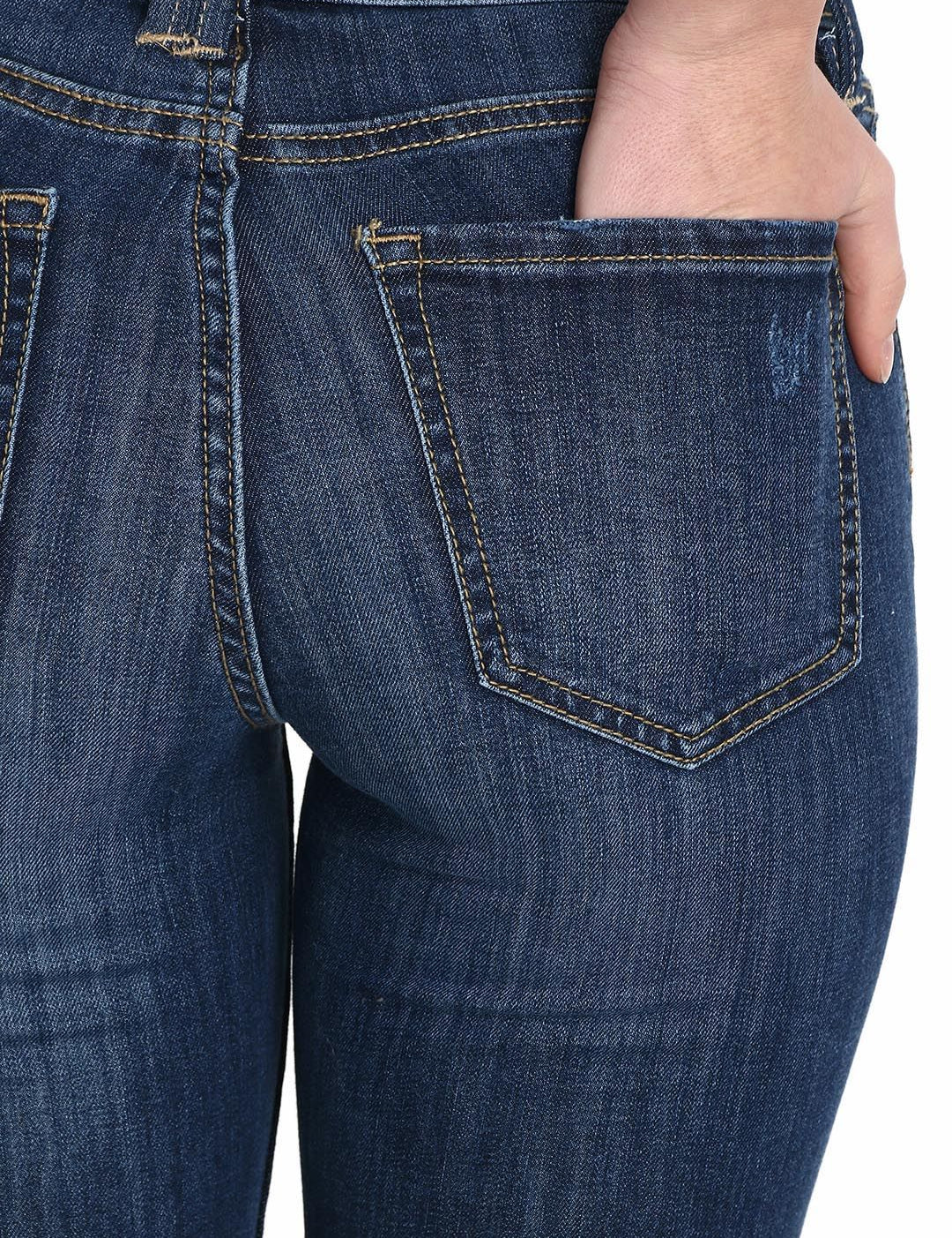 Kotty Women Blue Skinny Fit High-Rise Clean Look Jeans