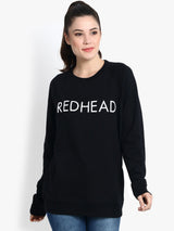 Kotty Women Black Printed Sweatshirt