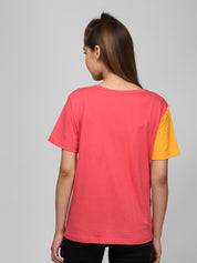 Kotty Colourblocked Cotton T-shirt