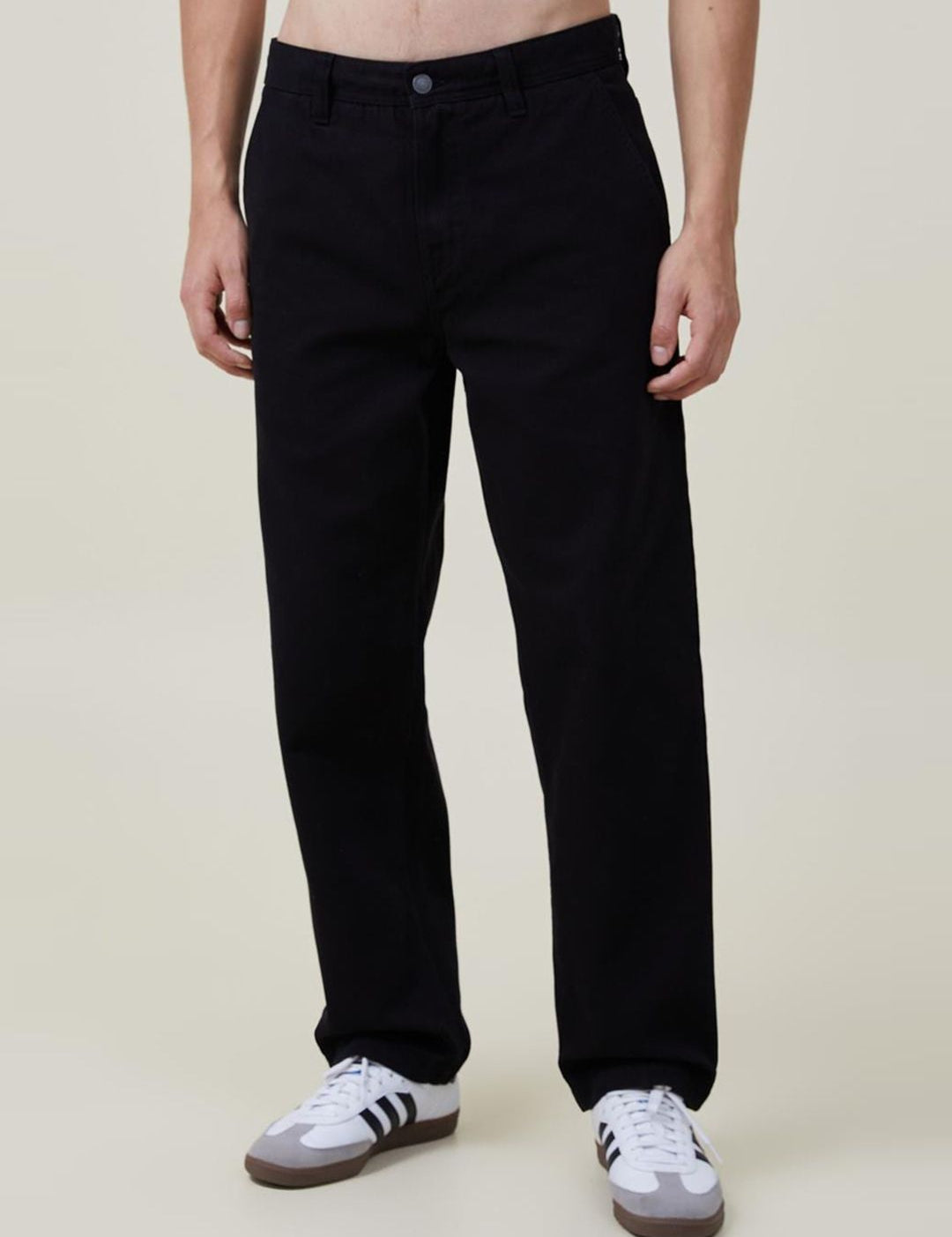 Kotty Men Jean Regular Fit Low-Rise Clean Look Stretchable Cotton Jeans