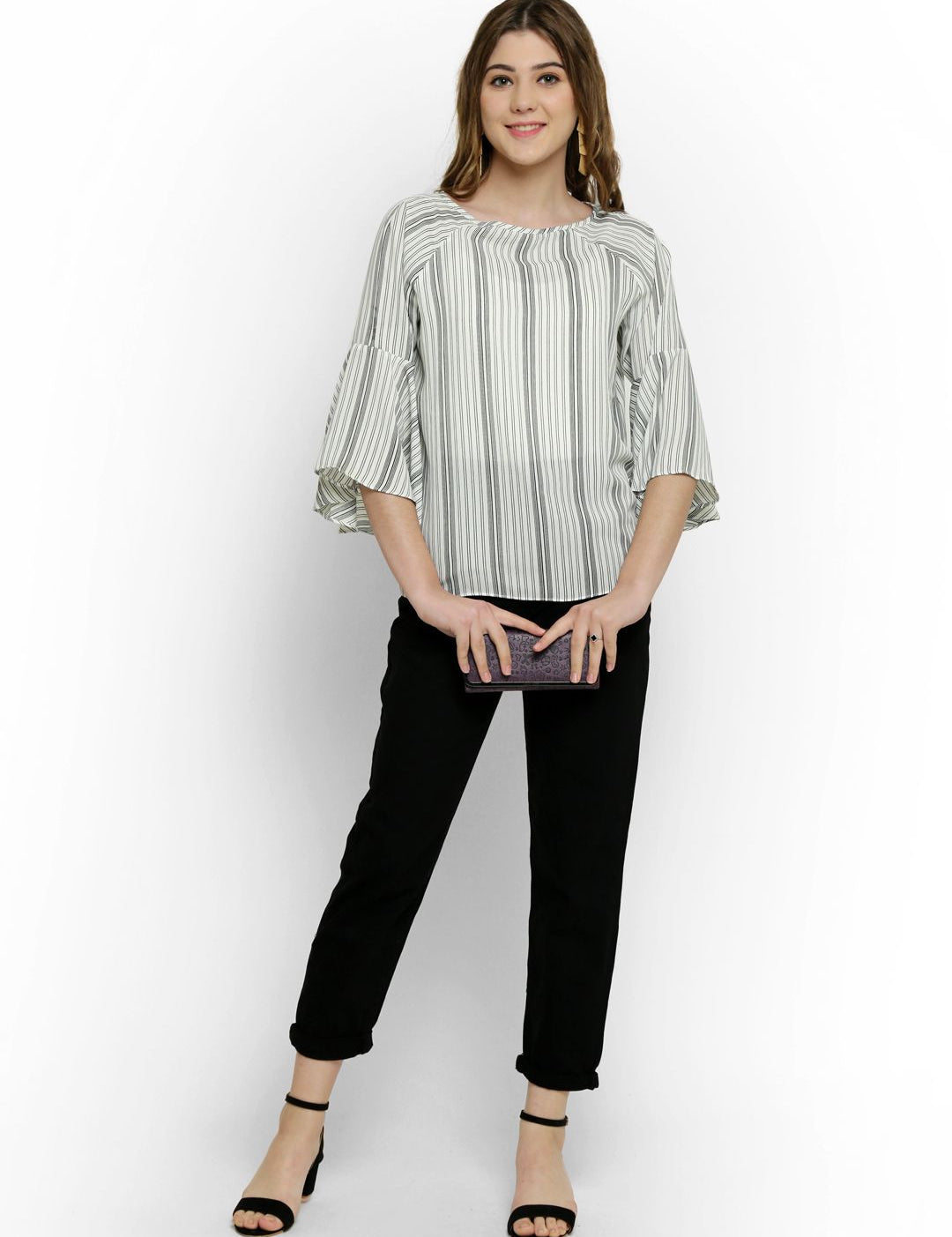 Kotty Women Black Relaxed Fit High-Rise Clean Look Stretchable Jeans