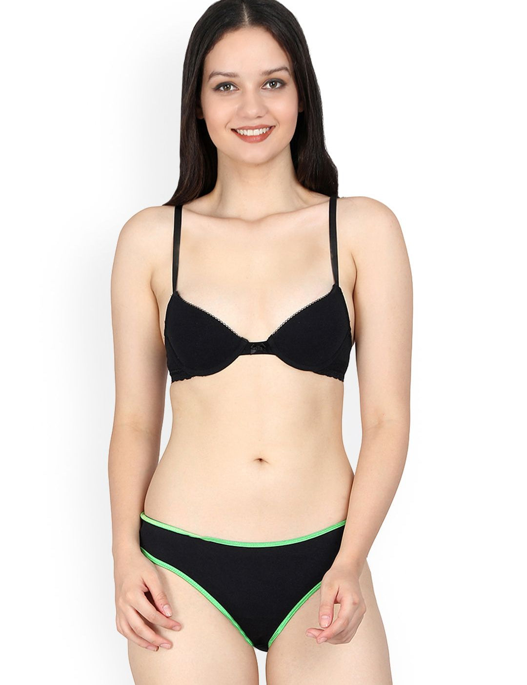 Kotty Women Black Lingerie Set KTTIW79-Black