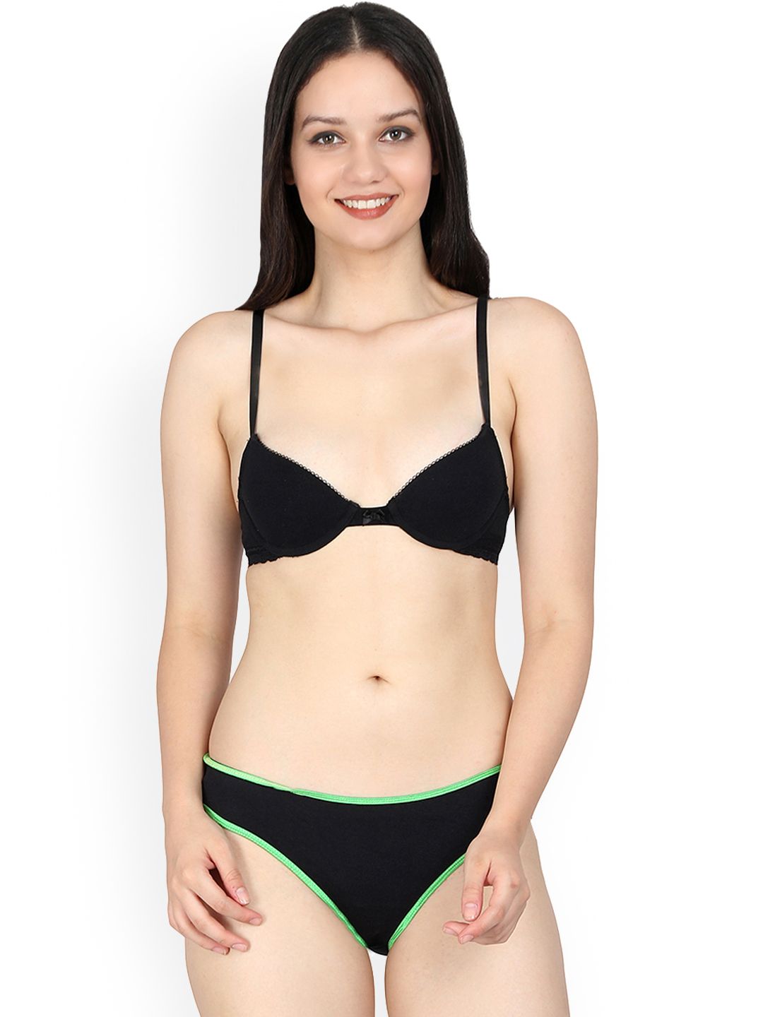 Kotty Women Black Lingerie Set KTTIW79-Black