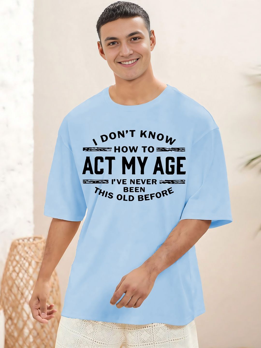 Kotty Men Typography Printed Applique T-shirt