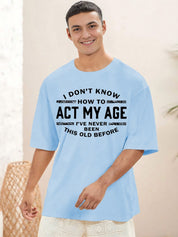 Kotty Men Typography Printed Applique T-shirt