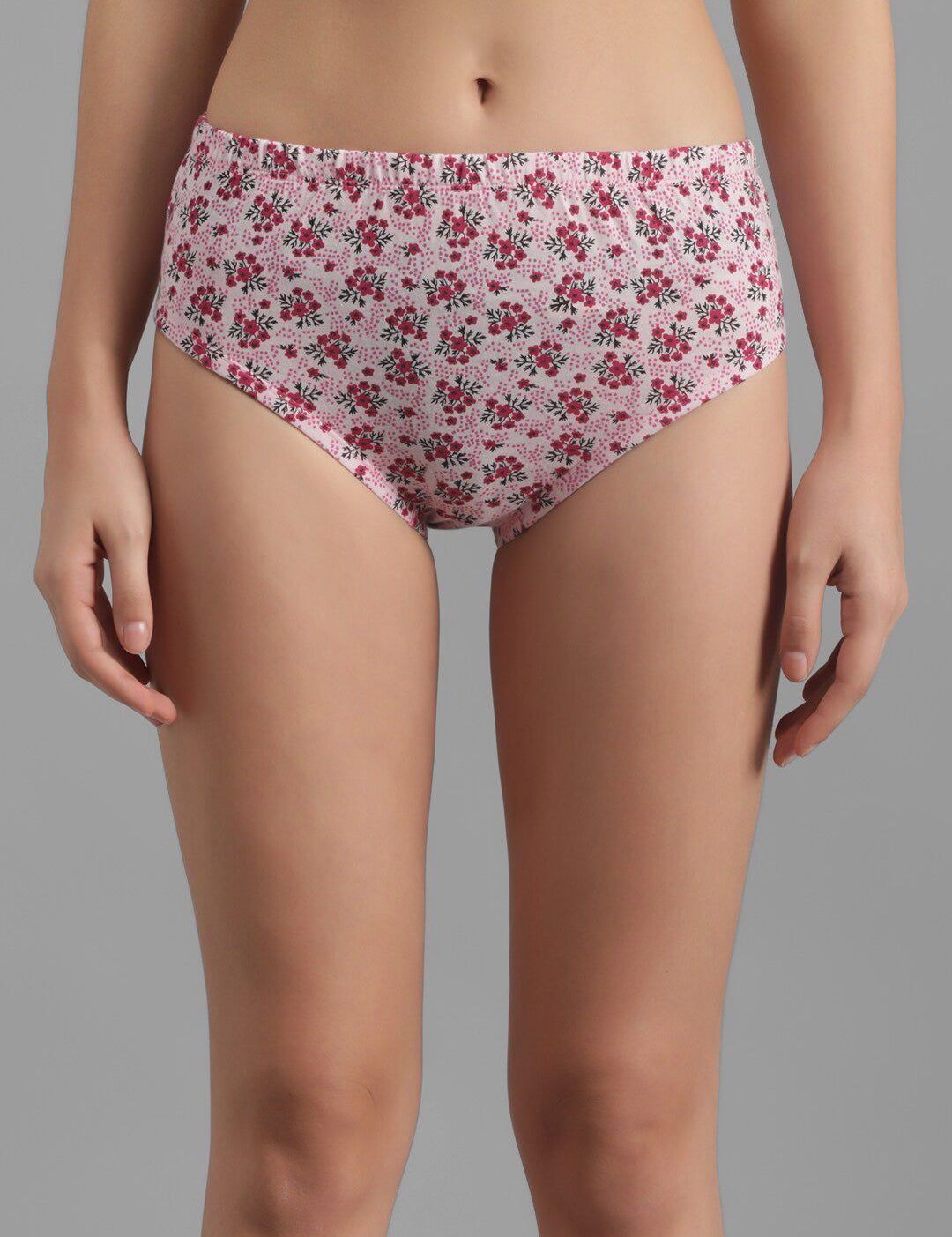 Kotty Women Pink & White Printed Hipster Briefs KTTWOMENSPANTY376