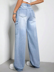 Kotty Women Straight Fit High-Rise Stretchable Jeans