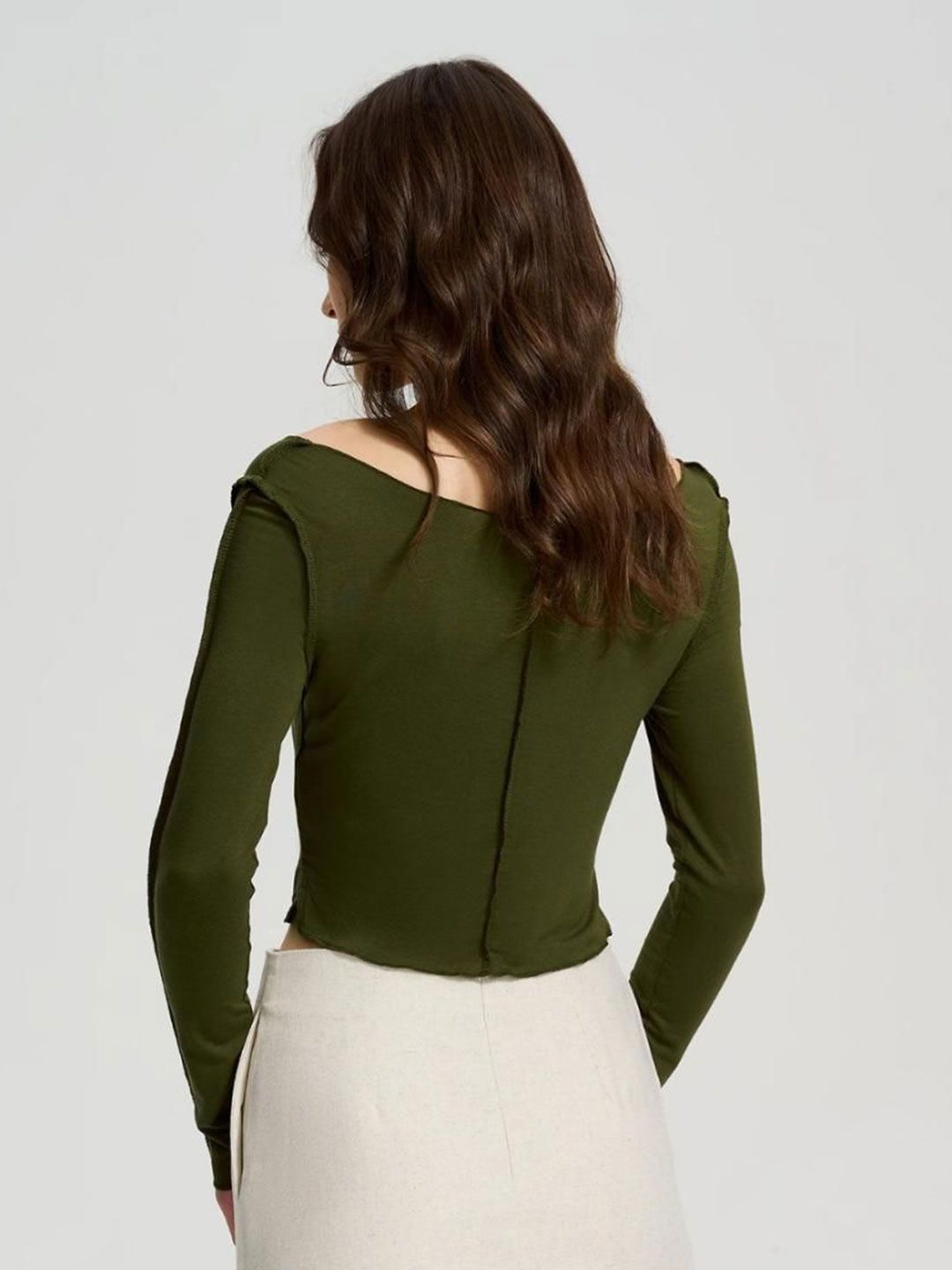 Kotty Women Cotton Fitted Crop Top