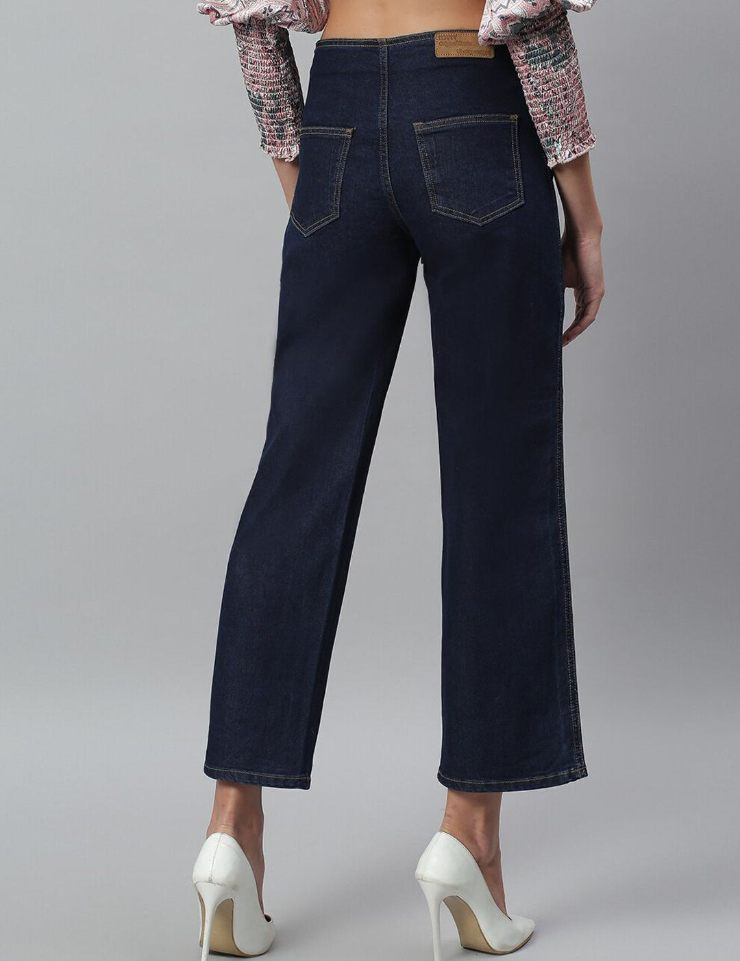 Kotty Women Blue Flared High-Rise Stretchable Jeans