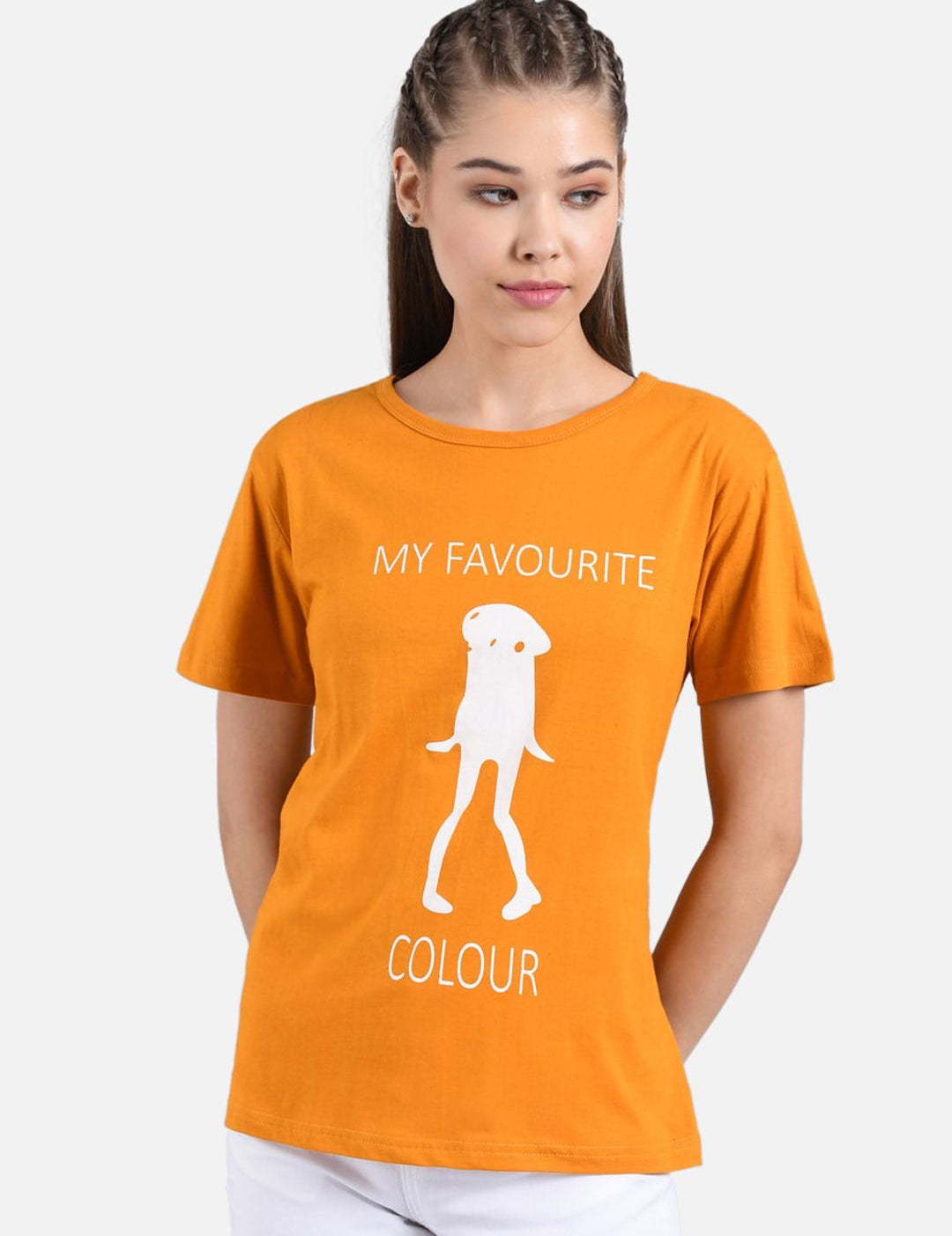 Kotty Women Pack Of 2 Printed Round Neck T-shirt