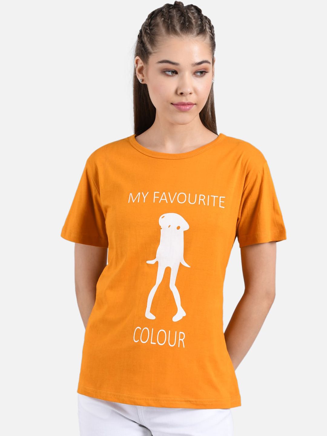 Kotty Women Pack Of 2 Printed Round Neck T-shirt