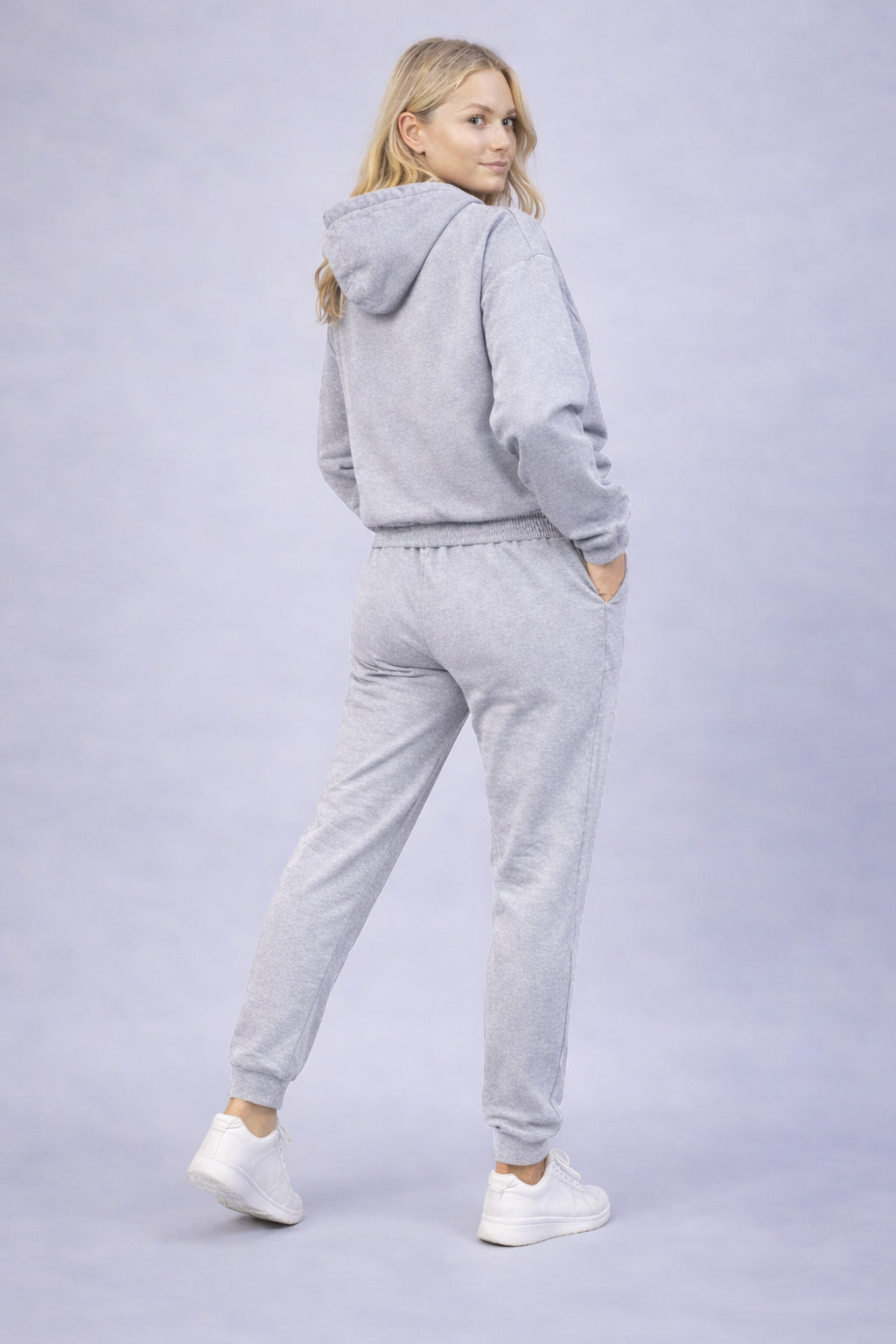 KOTTY Women's Grey Hoodie Jogger Tracksuit Set Casual Wear