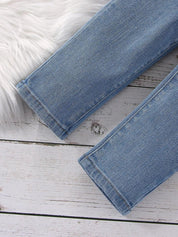 Kotty Girls Jeans Mid Rise Croppped Cotton  Jeans