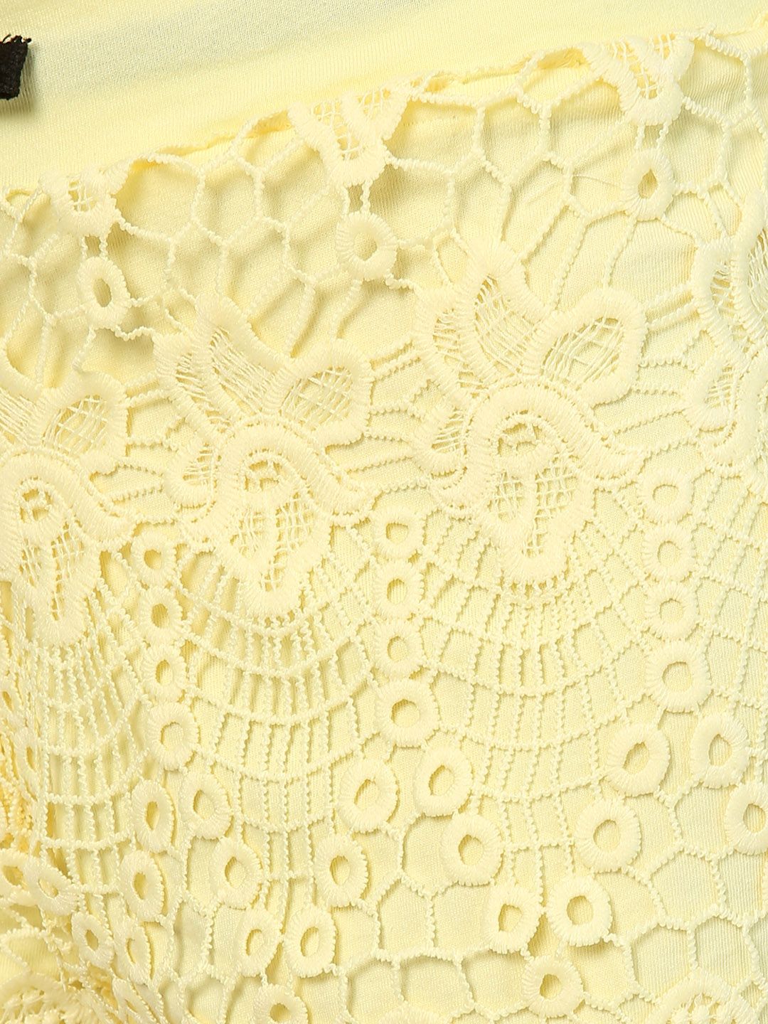 Kotty Women Yellow Self Design Lounge Shorts