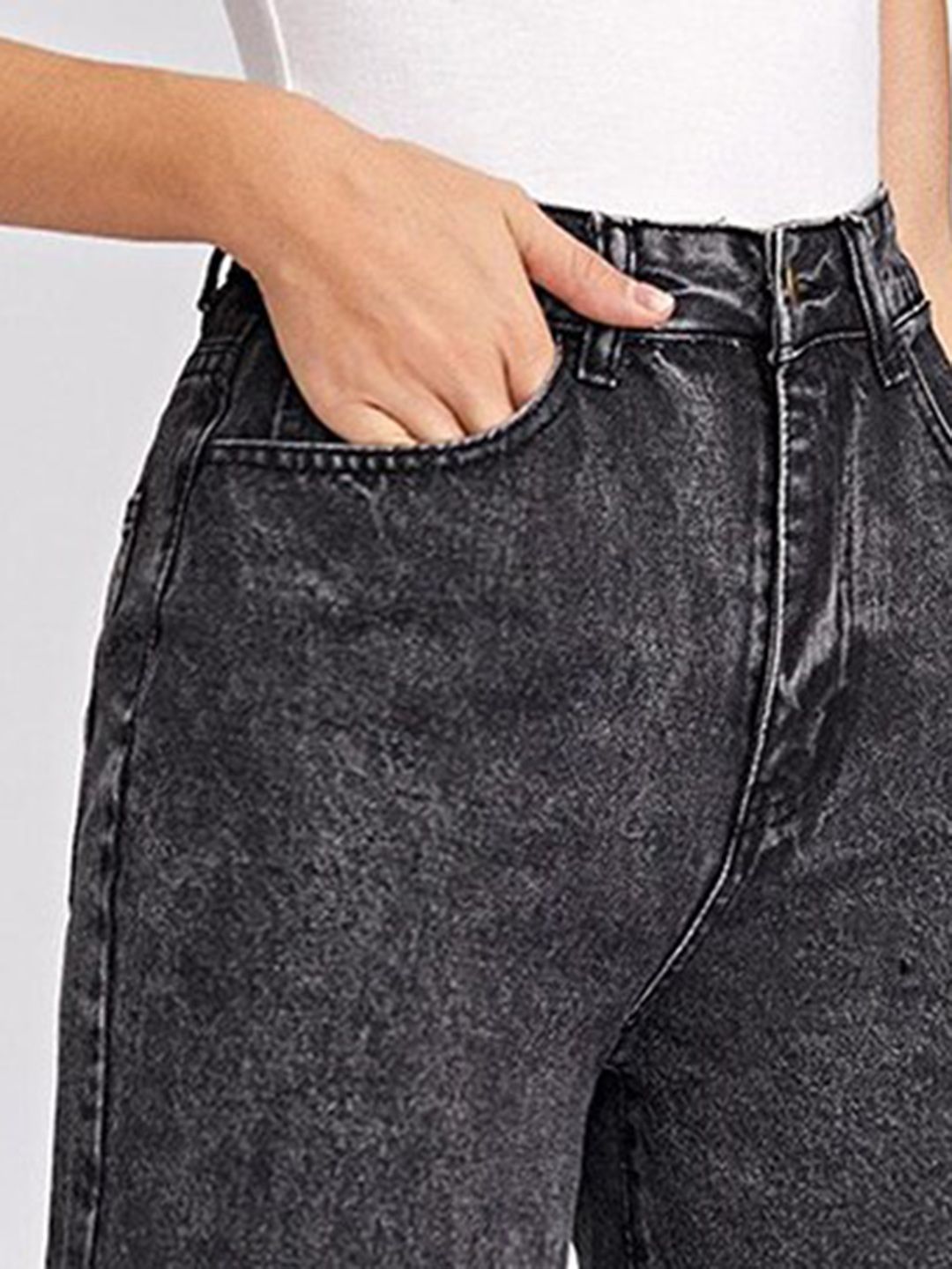 Kotty Women Jean Straight Fit High Rise Stretchable Jeans