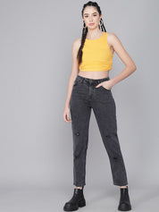 Kotty Women Slim Fit Mildly Distressed Stretchable Jeans