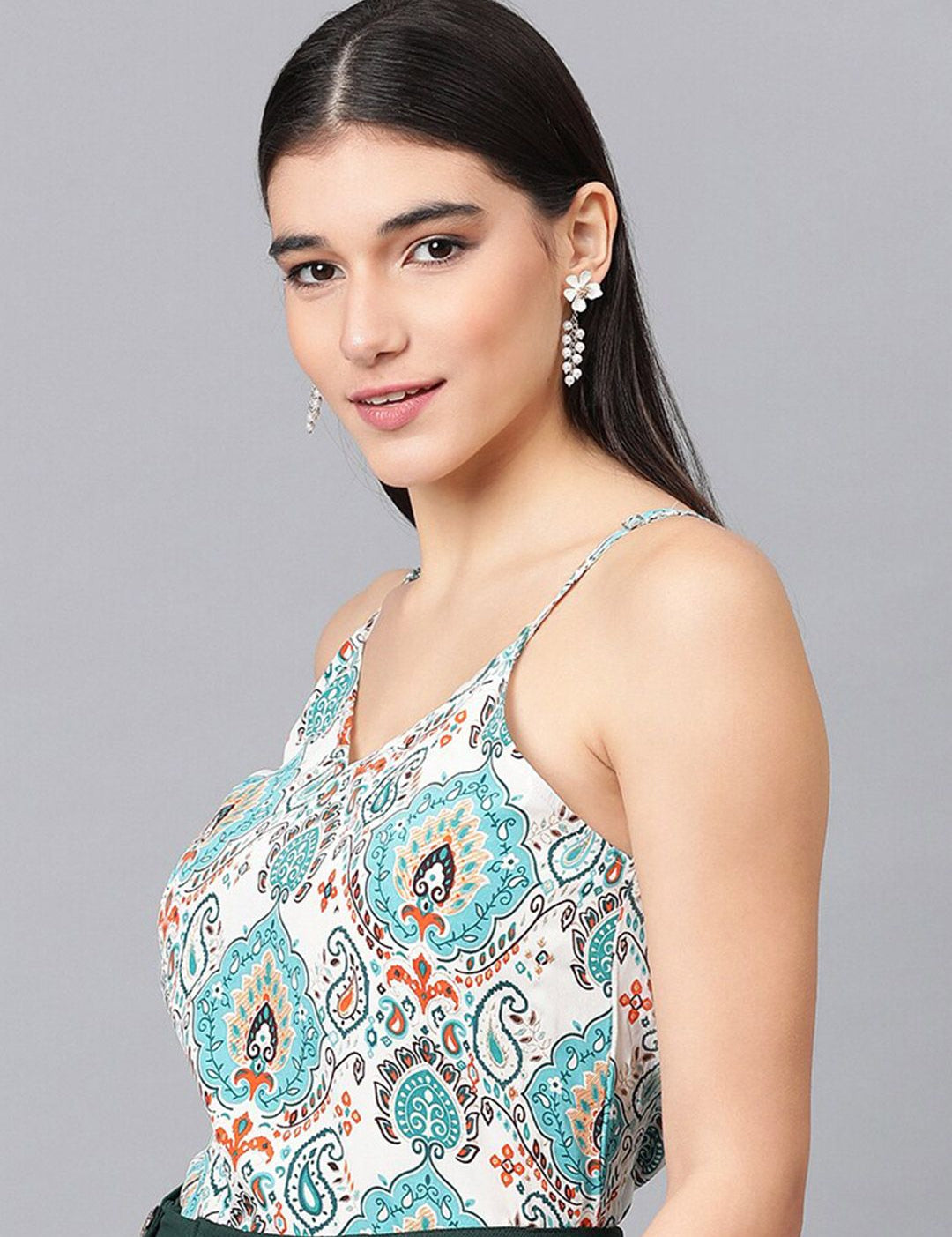 Kotty Ethnic Motifs Printed Top