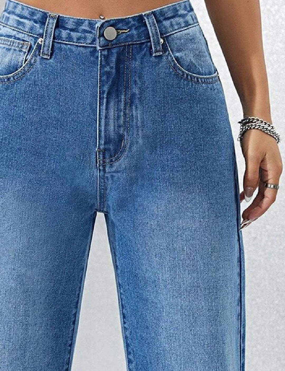 Kotty Women Straight Fit High-Rise Stretchable Jeans