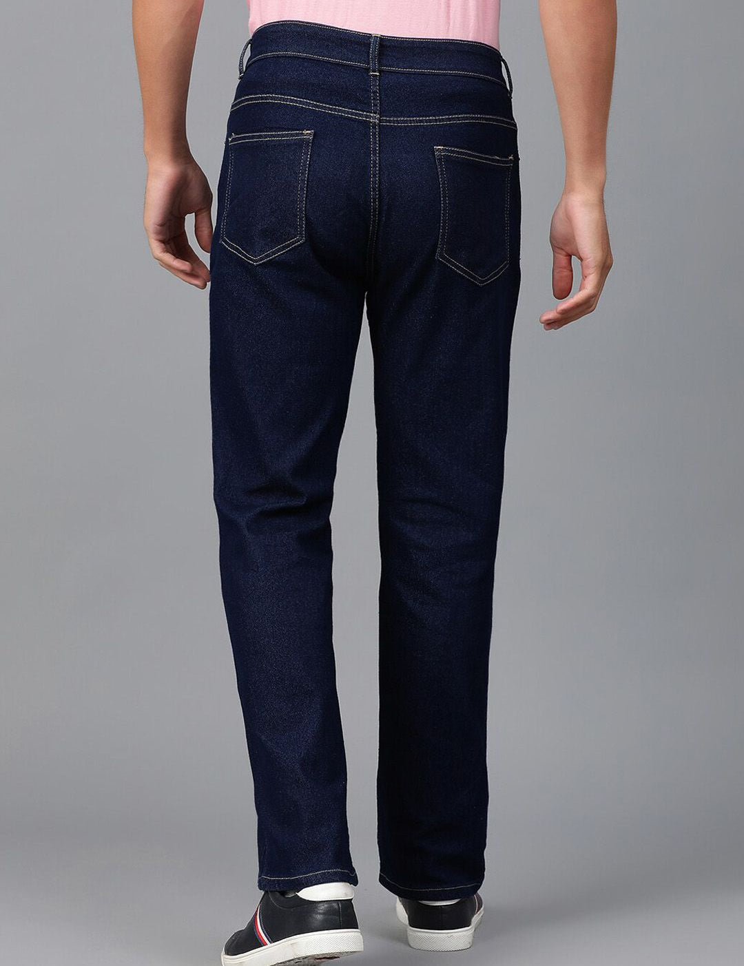 Kotty Men Jean Slim Fit Low-Rise Clean Look Stretchable Jeans