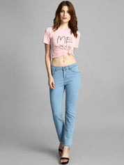 Kotty Women Blue Skinny Fit High-Rise Clean Look Jeans