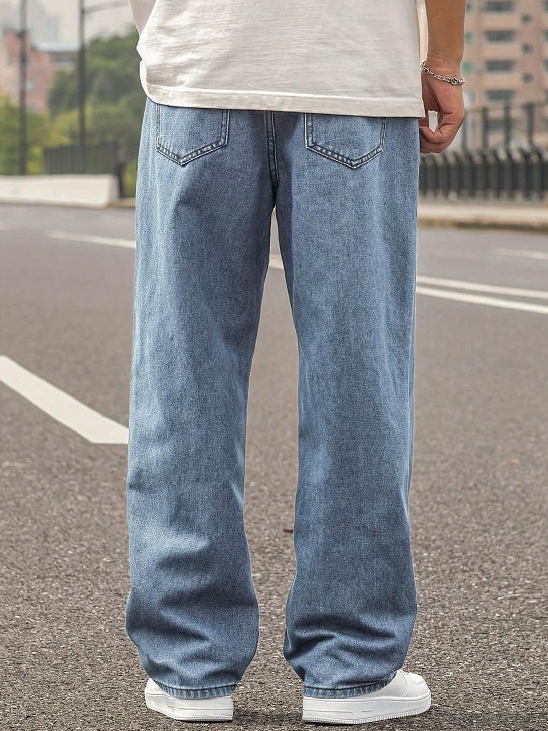 Kotty Men Cotton Straight Fit Stretchable Jeans