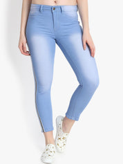 Kotty Women Blue Skinny Fit High-Rise Clean Look Jeans