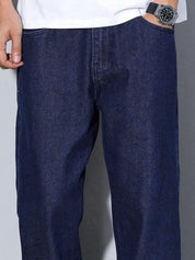 Kotty Men Mid-Rise Dark Shade Stretchable Jeans