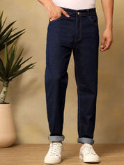 Kotty Men Regular Fit Mid-Rise Stretchable Jeans